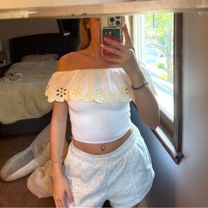 Francesca’s off the shoulder top